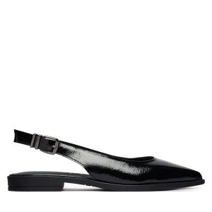 Baleriny Tamaris. Czarne balerinki Tamaris, bez wzorów, bez obcasa, bez zapięcia. Za 369,99 zł.