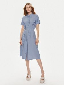 JDY Sukienka koszulowa Soul 15317408 Niebieski Regular Fit. Niebieskie kombinezony JDY, xl, bez wzorów, z wiskozy, bez kołnierzyka, bez ramiączek. Za 169,99 zł.