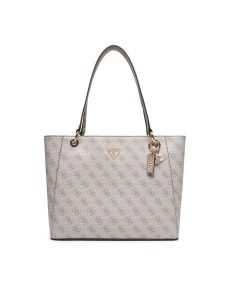 Guess Torebka Noelle II HWBG96 72250 Beżowy. Brązowe torebki klasyczne Guess, z aplikacjami, ze skóry, bez dodatków. Za 579,99 zł.
