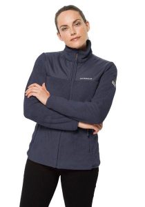 Bluza turystyczna damska Jack Wolfskin Dna Kenai. Czarne kurtki Jack Wolfskin, bez wzorów, z poliesteru, bez kaptura. W wyprzedaży za 193,00 zł.