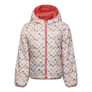 Trespass Dessie - Damska dwustronna kurtka codzienna Soft Orange. Brązowe kurtki Trespass, bez wzorów, bez kaptura. Za 294,99 zł.