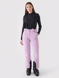 4F Spodnie narciarskie w kolorze fioletowym rozmiar: L. Różowe spodnie sportowe 4f, l, bez wzorów, narciarskie. Za 196,70 zł.