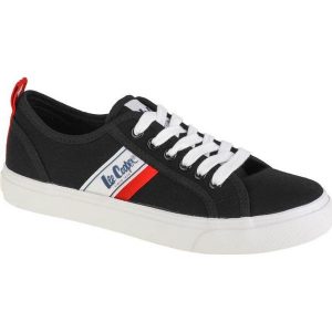 Buty Lee Cooper LCW-22-31-0832L czarne. Czarne trampki bez wzorów, z materiału, bez zapięcia. Za 184,78 zł.