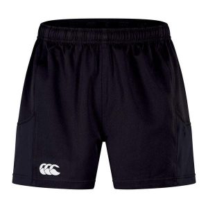 Szorty rugbyowe Canterbury Advantage. Czarne szorty CANTERBURY, bez wzorów, sportowe. Za 226,00 zł.