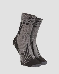 Skarpety X-Socks Run Speed Reflect 4.0. Szare skarpetki X-Socks, bez wzorów, z materiału. Za 60,00 zł.