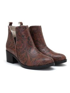 Goby Botki w kolorze brązowym rozmiar: 37. Brązowe botki Goby, bez wzorów, bez obcasa, bez zapięcia. Za 347,99 zł.