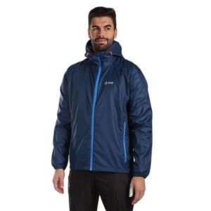 Kurtka wodoodporna Kilpi Jaluu. Niebieskie kurtki Kilpi, s, bez wzorów, bez kaptura. Za 258,50 zł.