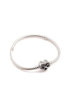 Pandora Srebrna bransoletka "Family Forever And Always" rozmiar: 19. Szare bransoletki Pandora, srebrne. Za 311,85 zł.