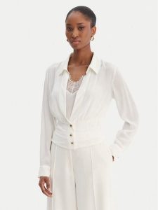 Marciano Guess Koszula 6RGH16 7443A Biały Regular Fit. Białe koszule Marciano Guess, z aplikacjami, z wiskozy, bez kołnierzyka, bez ramiączek. Za 450,99 zł.