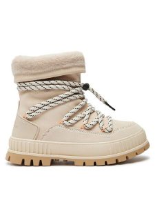 Palladium Trapery PALLASHOCK HIVER 94349-175-M Biały. Białe buty zimowe Palladium, z materiału, bez obcasa, bez zapięcia. Za 529,99 zł.