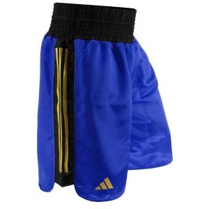 Szorty bokserskie adidas BX3-Pro. Niebieskie szorty ADIDAS, bez wzorów, sportowe. Za 227,00 zł.