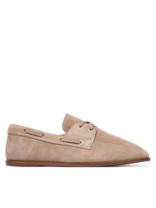 Calvin Klein Półbuty Ess Boatshoe Suede HW0HW03290 Beżowy. Brązowe półbuty Calvin Klein, bez wzorów, ze skóry, bez obcasa, na płaskiej podeszwie, bez zapięcia. Za 486,99 zł.