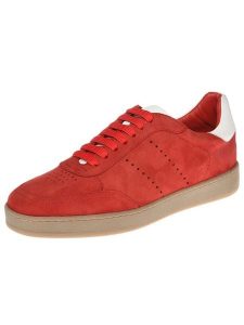 Cinque Skórzane sneakersy "Lucia" w kolorze czerwonym rozmiar: 39. Czerwone trampki Cinque, bez wzorów, bez zapięcia. Za 276,71 zł.