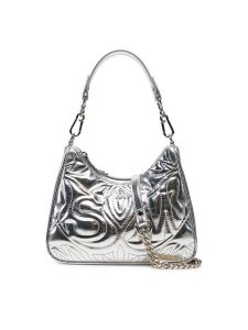 Steve Madden Torebka Blimited SM13001563 Srebrny. Szare torebki klasyczne Steve Madden, bez wzorów, ze skóry, bez dodatków. Za 279,99 zł.