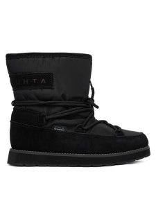 Luhta Śniegowce Nauttiva 75580 400 L Czarny. Czarne buty zimowe Luhta, ze skóry, bez obcasa, bez zapięcia. Za 519,99 zł.