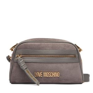 Torebka LOVE MOSCHINO. Szare torebki klasyczne LOVE MOSCHINO, bez wzorów, bez dodatków. Za 697,99 zł.