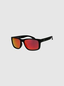4F Okulary przeciwsłoneczne z powłoką lustrzaną - granatowe Uniwersalny. Niebieskie okulary przeciwsłoneczne 4f. Za 69,99 zł.