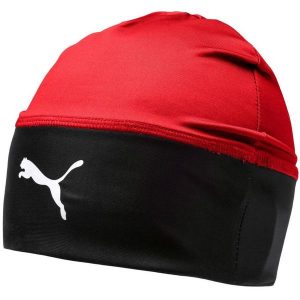 Czapka dla dorosłych Puma Liga Beanie Senior. Czerwone czapki Puma, bez wzorów, sportowe. Za 49,90 zł.