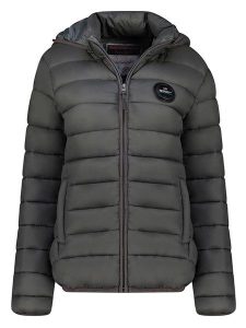 Geographical Norway Kurtka pikowana w kolorze antracytowym rozmiar: XL. Czarne kurtki Geographical Norway, xl, bez wzorów, bez kaptura. Za 144,92 zł.
