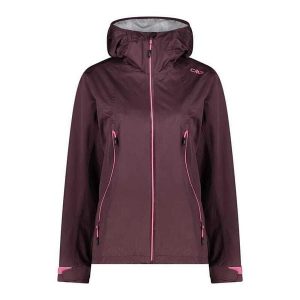 Kurtka przeciwdeszczowa damska z kapturem CMP. Czerwone kurtki CMP, xs, bez wzorów, z kapturem. Za 382,50 zł.