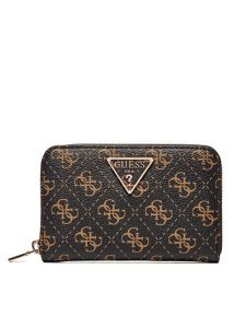 Guess Portfel SWQE85 00140 Brązowy. Brązowe portfele Guess, z aplikacjami, ze skóry. Za 299,99 zł.