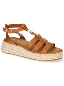 C'M Espadryle w kolorze jasnobrązowym na koturnie rozmiar: 41. Brązowe espadryle C'M, bez wzorów, bez obcasa, na koturnie. Za 122,96 zł.