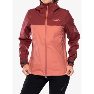 Kurtka przeciwdeszczowa damska Inov-8 Venturelite Jacket FZ. Czerwone kurtki Inov-8, bez wzorów, bez kaptura. Za 550,99 zł.