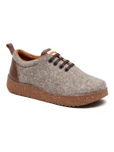 Comfortfusse Wełniane sneakersy w kolorze jasnobrązowym rozmiar: 37. Brązowe trampki Comfortfüße, bez wzorów, z materiału, bez zapięcia. Za 210,81 zł.