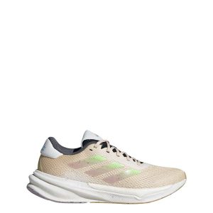 Buty Supernova Stride Move for the Planet. Brązowe buty sportowe ADIDAS, bez wzorów, z materiału, bez zapięcia, do biegania. W wyprzedaży za 424,10 zł.