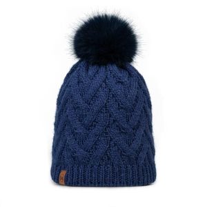 Czapka BUFF KNITTED & FLEECE BAND BEANIE CARYN MIDNIGHT. Niebieskie czapki Buff, bez wzorów, sportowe. Za 135,99 zł.