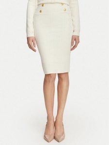 Marciano Guess Spódnica ołówkowa G6YD07 Z1013 Kremowy Slim Fit. Białe spódnice Marciano Guess, s, z aplikacjami, z wiskozy. Za 477,99 zł.
