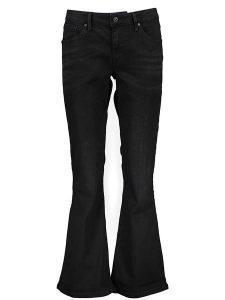 Pepe Jeans Dżinsy - Flared fit - w kolorze czarnym rozmiar: W32/L30. Czarne jeansy Pepe Jeans, z aplikacjami, z jeansu. Za 193,24 zł.