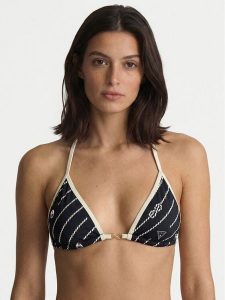 Guess Góra od bikini W6GZ08 K3281 Granatowy. Niebieskie bikini Guess, z aplikacjami, z syntetyku. Za 234,99 zł.