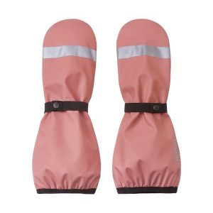 Rękawice przeciwdeszczowe Reima Puro. Czerwone rękawiczki Reima, bez wzorów. Za 69,99 zł.