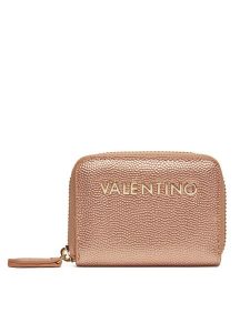 Valentino Portfel VPS1R4139G Czerwony. Czerwone portfele Valentino, bez wzorów, ze skóry. Za 169,99 zł.