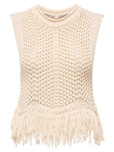 ONLY Top Kimmie 15365146 Beżowy Regular Fit. Brązowe topy ONLY, l, bez wzorów, z syntetyku, bez kołnierzyka, bez ramiączek. Za 149,99 zł.