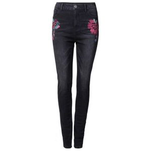 Desigual Jeansy Damskie Denim Atenas 30 Czarne. Jeansy marki Desigual. Za 449,00 zł.