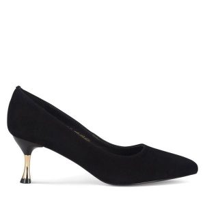 Czółenka Sergio Bardi. Czarne czółenka Sergio Bardi, bez wzorów, bez obcasa, bez zapięcia. Za 279,00 zł.