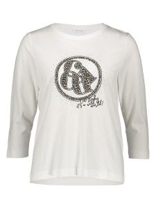 Gerry Weber Koszulka w kolorze białym rozmiar: 40. Białe bluzki Gerry Weber, bez wzorów, bez kołnierzyka, bez ramiączek. Za 122,38 zł.