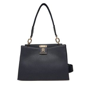 Torebka Tommy Hilfiger. Niebieskie torebki klasyczne TOMMY HILFIGER, bez wzorów, bez dodatków. Za 529,99 zł.