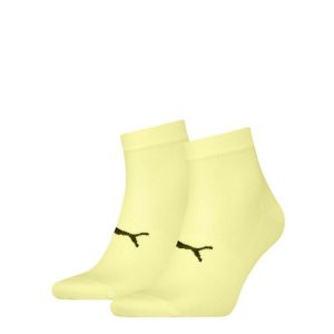 Skarpety Puma Sport Quarter Light, 2 pary żółty. Żółte skarpetki Puma, bez wzorów, z elastanu. Za 86,99 zł.