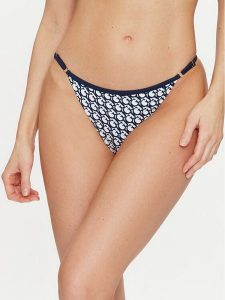 Guess Dół od bikini E4GO23 MC04R Niebieski. Niebieskie bikini Guess, z aplikacjami, z syntetyku. Za 189,99 zł.