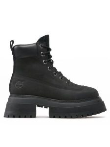Timberland Trapery Timberland Sky TB0A428J0011 Czarny. Czarne buty zimowe Timberland, z nubiku, bez obcasa, bez zapięcia. Za 829,99 zł.