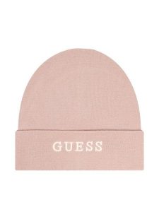 Guess Czapka AW5189 POL01 Różowy. Czerwone czapki Guess, z aplikacjami, z materiału. Za 129,99 zł.