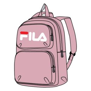 Plecak z podwójną kieszenią Fila Fenyi. Czerwone plecaki Fila. Za 89,99 zł.