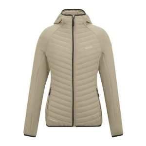 Kurtka damska Regatta Andreson Hybrid. Brązowe kurtki Regatta, bez wzorów, z puchu, bez kaptura. Za 229,99 zł.