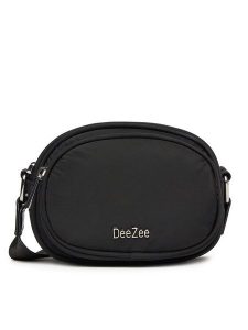 DeeZee Torebka DZE-S-001-07 Czarny. Czarne listonoszki DeeZee, bez wzorów, z materiału, bez dodatków. Za 99,99 zł.