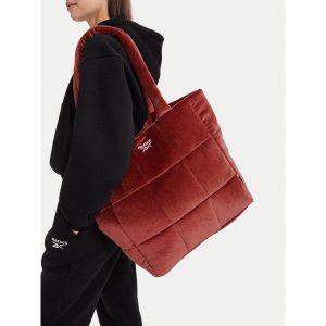 Torebka Reebok. Brązowe shopper bag Reebok, bez wzorów, bez dodatków. Za 149,99 zł.
