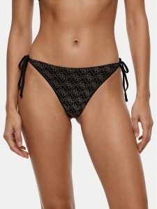 Guess Dół od bikini E6GO15 KCUO2 Czarny. Czarne bikini Guess, z aplikacjami, z syntetyku. Za 284,99 zł.