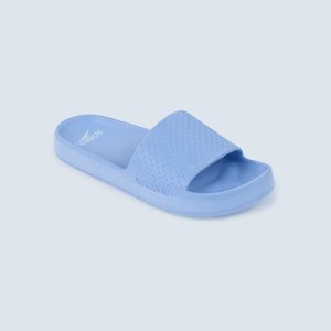 Klapki basenowe Speedo Entry. Niebieskie klapki Speedo, bez wzorów, bez obcasa. Za 99,99 zł.